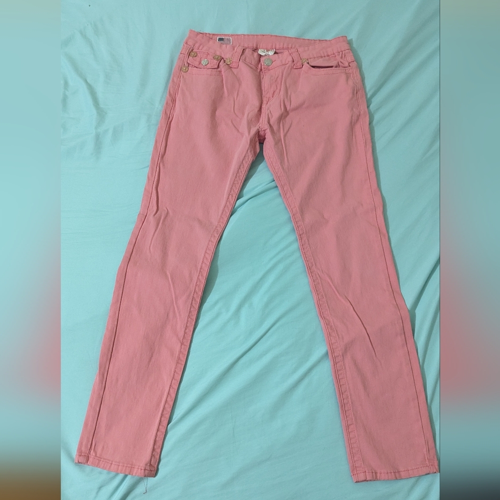 True Religion Bubblegum Pink Jeans